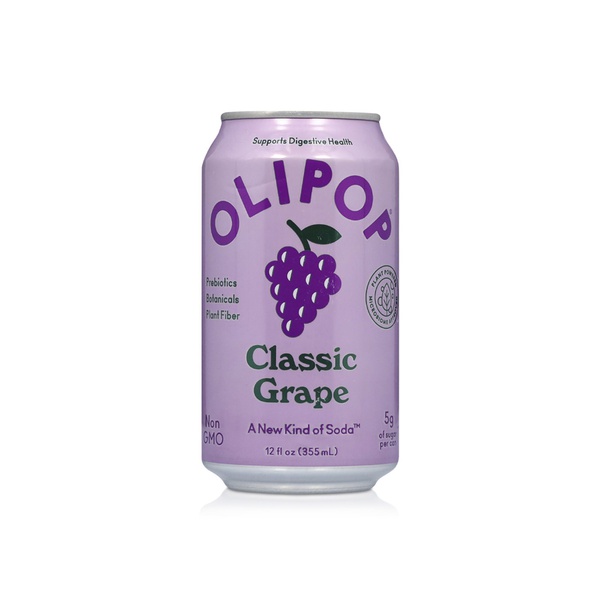 Olipop Classic Grape Soda 355ml