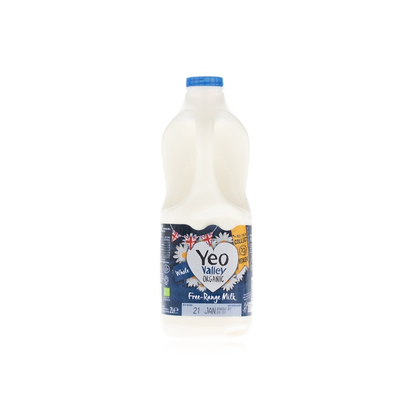 اشتري Yeo Valley organic full cream milk 2l في الامارات