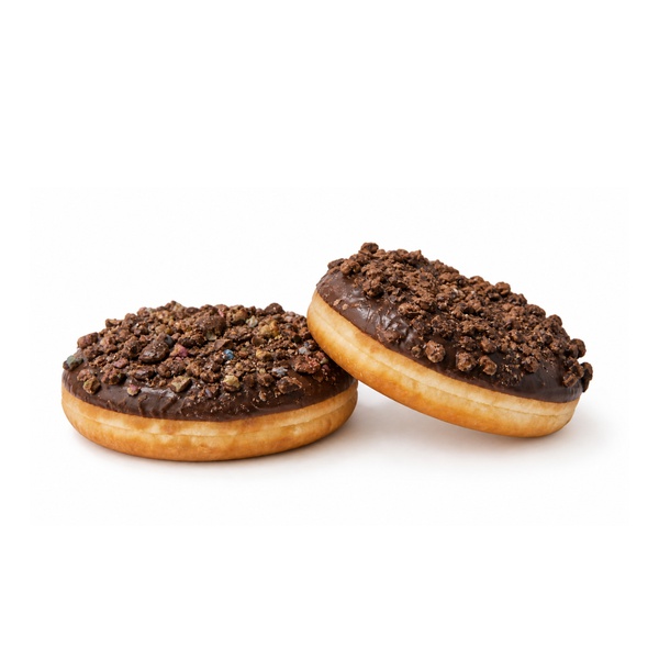 Chocolate Donuts with Crushed Candy x2 196g