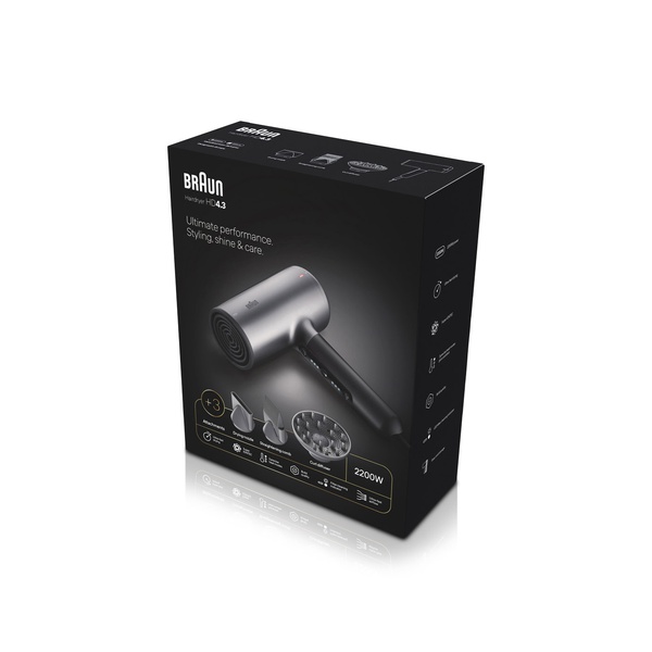 Braun Hair Dryer HD 4.3 Grey 2200w