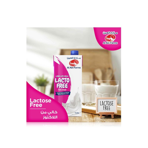 Al Ain Farms Lactose - Free Long Life Full Cream Milk 1 litre