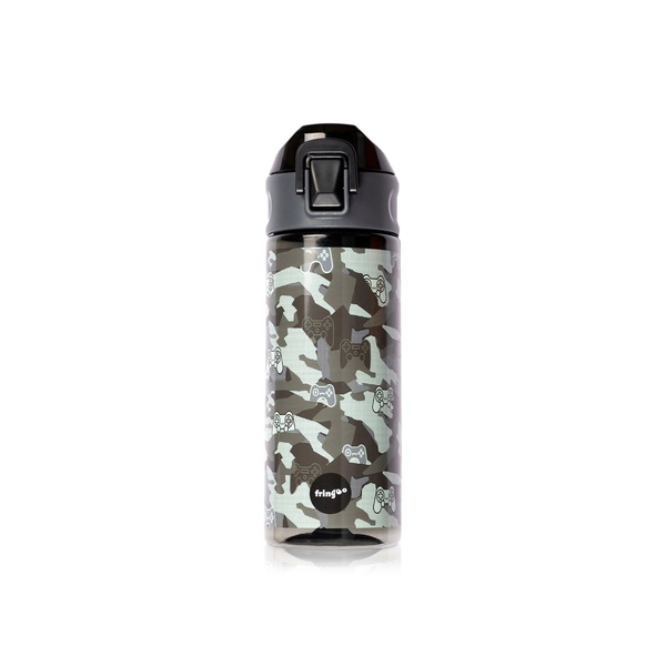 Fringoo Game Pad Camo Flip-Top Bottle