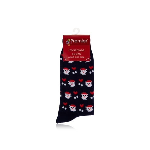 Premier Assorted Christmas Socks Adult 1 Pair