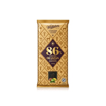 Whittaker's 86% Cocoa Ghana Extra Dark Chocolate 100g