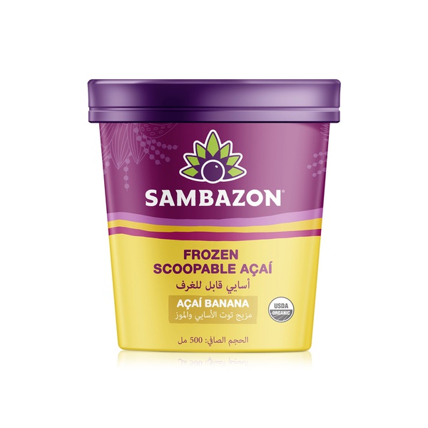 Sambazon Frozen Scoopable Acai Banana 500Ml