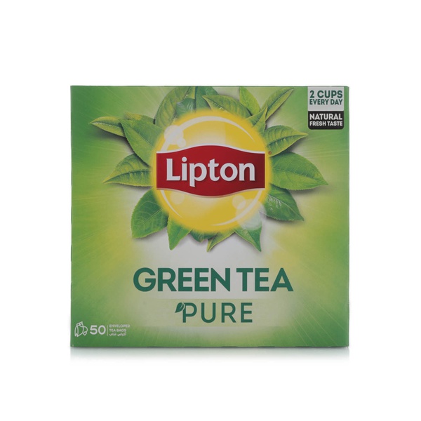 اشتري Lipton green tea pure 50s 75g في الامارات