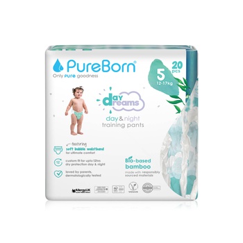 Pureborn Size 5 Pull Up Pants 12-16kg x 20