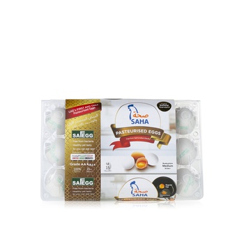Saha White Pasteurized Eggs x 15
