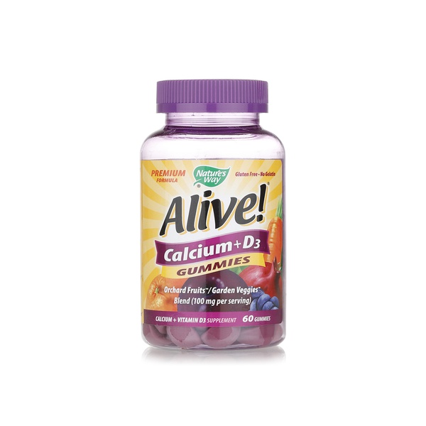 Alive! Calcium & D3 Gummies x 60