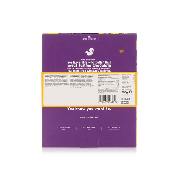 Gnaw Rather Nutty Flat Chocolate Egg 135g