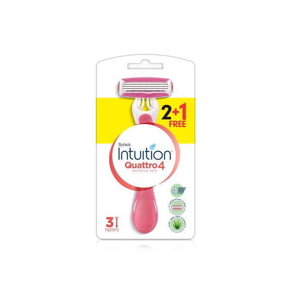 Schick Quattro Disposal Razors for Women x 3