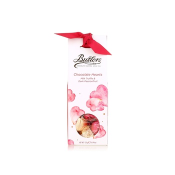 Butlers Milk Truffle & Dark Passionfruit Chocolate Hearts 125g