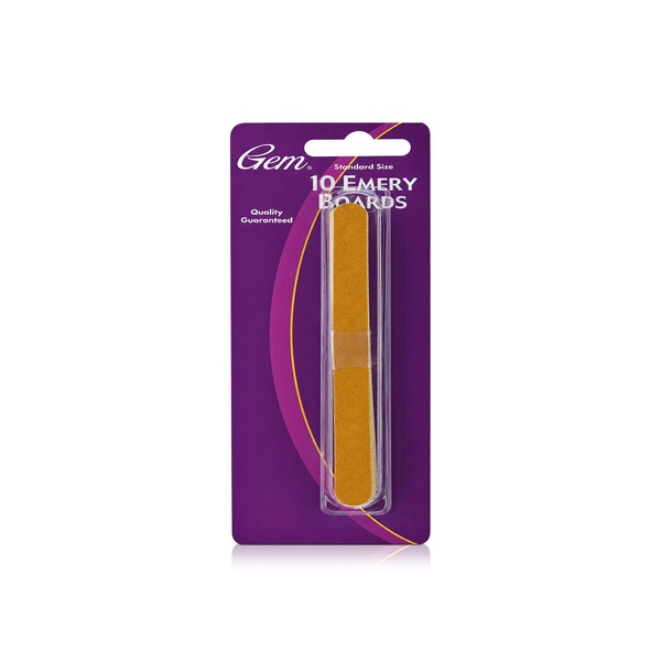 Gem Standard Emery Boards x 10