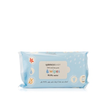 Spinneysbaby Water Wipes x 60