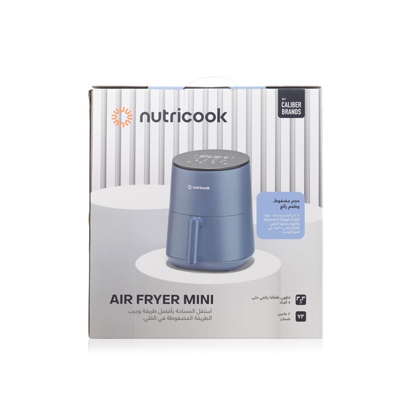 Buy Nutricook air fryer mini blue v2 3.3l in UAE