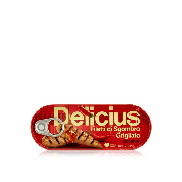 Delicius Mackerel Fillet in Chilli Olive Oil 110g