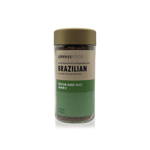 اشتري SpinneysFOOD Brazilian Single Origin Freeze-Dried Instant Coffee 100g في الامارات