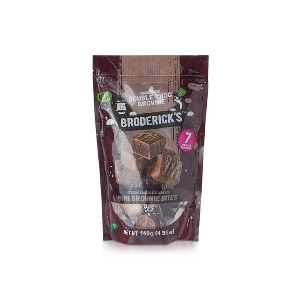 Brodericks Handmade Double Chocolate Mini Brownie Bites 140g