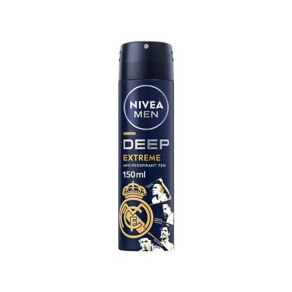 Nivea Men Deep Extreme 72 Hour Deodorant Spray 150ml