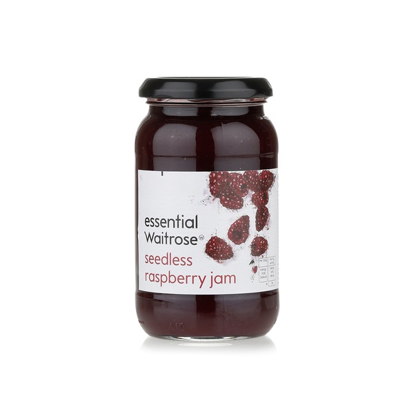 اشتري Essential Waitrose seedless raspberry jam 454g في الامارات