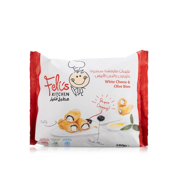 Feli's Kitchen Frozen Cheese And Olive Bites 480G