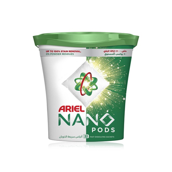 اشتري Ariel nano pods original scent 22 sachets في الامارات