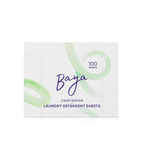 Baya Laundry Detergent Sheets Crisp Winter x 100