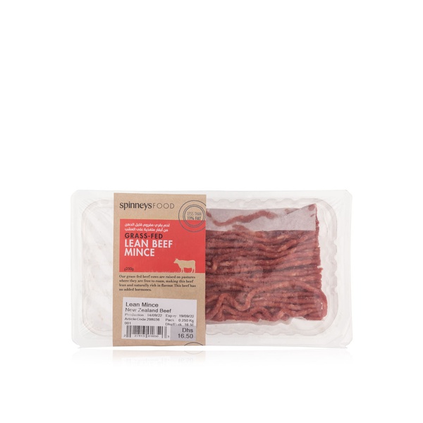 SpinneysFOOD  beef mince low fat 250g