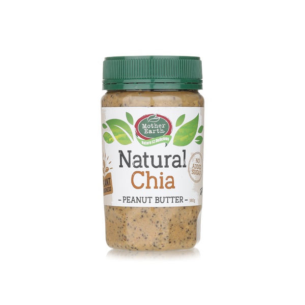 Buy Mother Earth chia seed peanut butter 380g in UAE