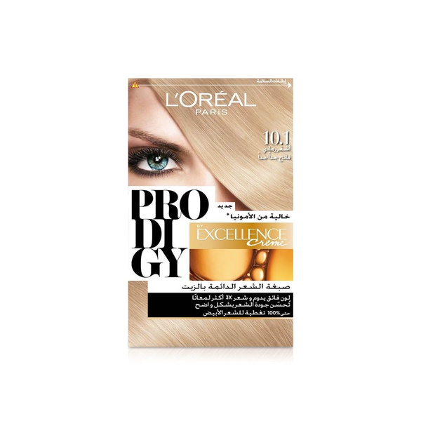 L'Oreal Excellence Creme 10.1 Ash Blonde Permanent Hair Dye