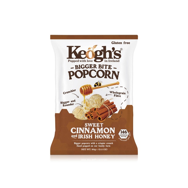 Keogh's Sweet Cinnamon & Irish Honey Popcorn 90g