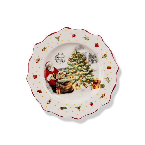 Kaemingk Santa Plate 20cm