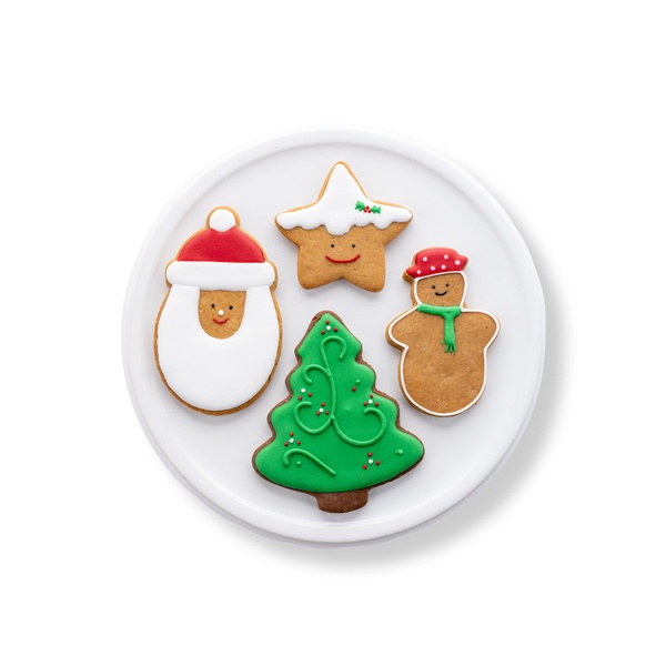 The Lime Tree Cafe Santa and Festive Friends Cookies 4 Pack 147g
