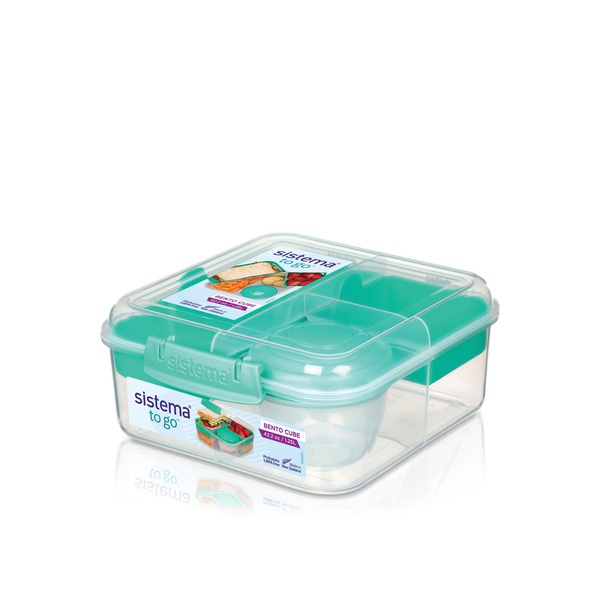 Sistema to Go Bento Cube Lunchbox 1.25 litre Teal