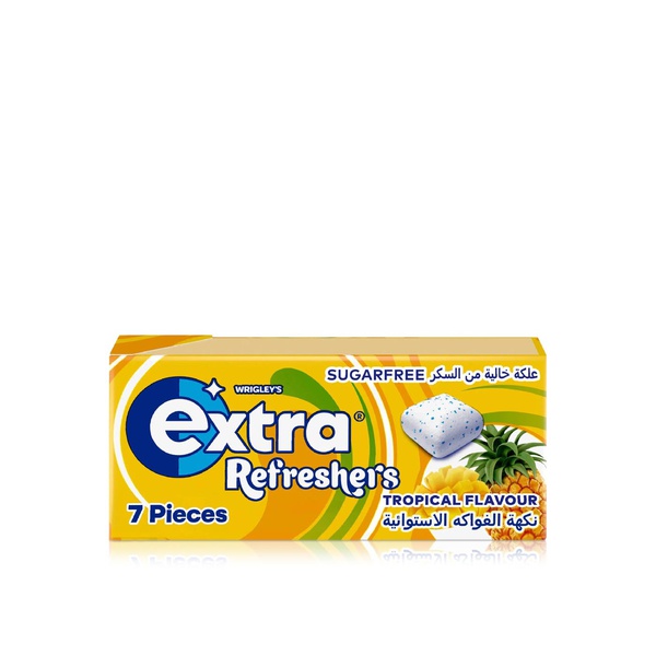 Wrigley's Extra Refreshers Tropical Flavour Sugarfree Chewing Gum 15g