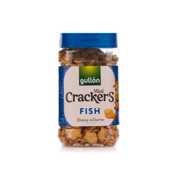 Buy Gullon mini crackers fish 350g in UAE