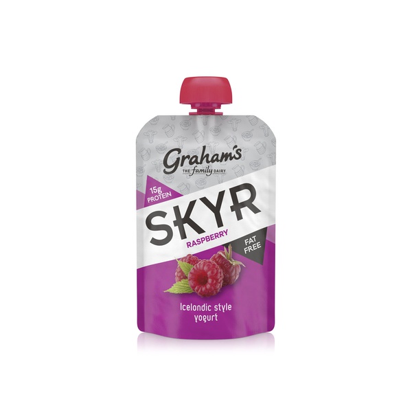Graham's Skyr Raspberry Icelandic Style Fat-Free Yoghurt 150g