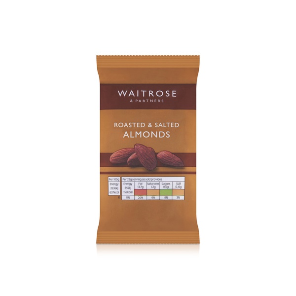 Waitrose Roasted and Salted Almonds 100g
