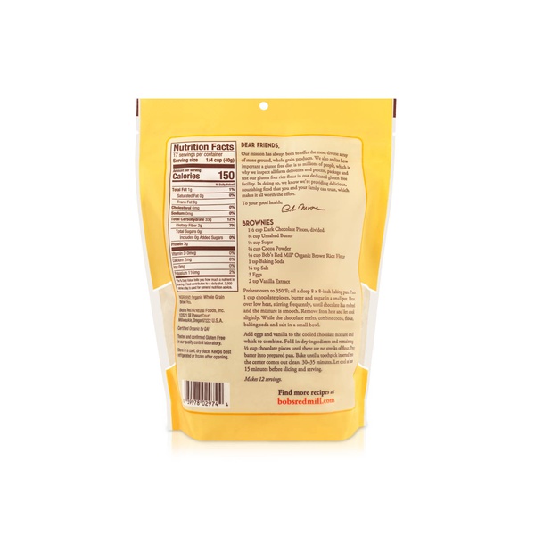 Bob's Red Mill Organic Brown Rice Flour 24oz