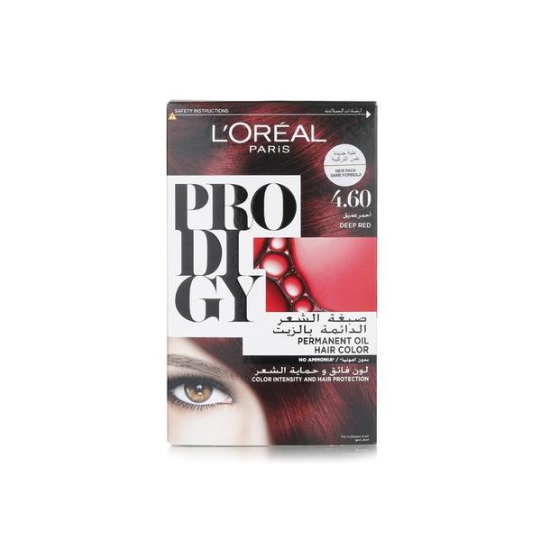 Buy LOreal Paris Prodigy permanent no ammonia hair colour 4.6 deep red in UAE