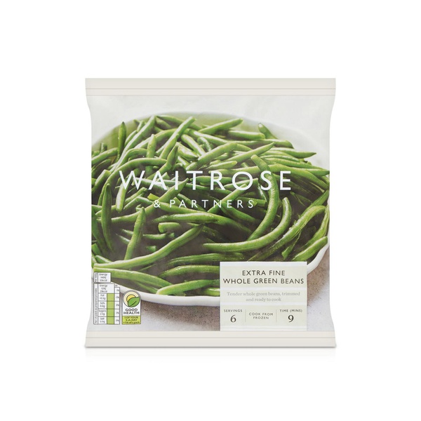 Waitrose Frozen Extra Fine Whole Green Beans 500g