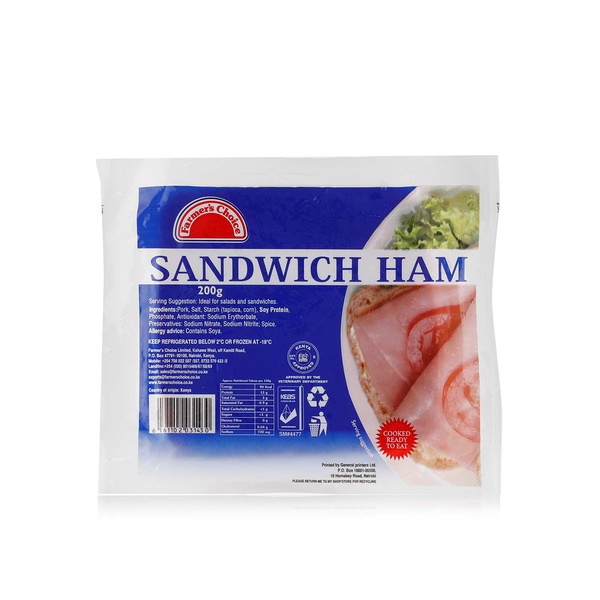Farmer's Choice Sandwich Ham 200g