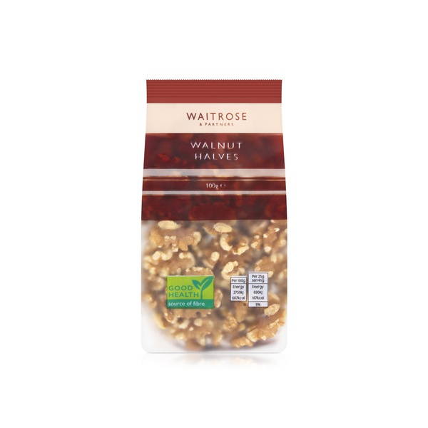 Waitrose Walnut Halves 100g