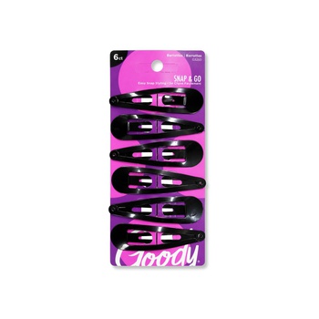 Goodycontour Snap Hair Clips x 6