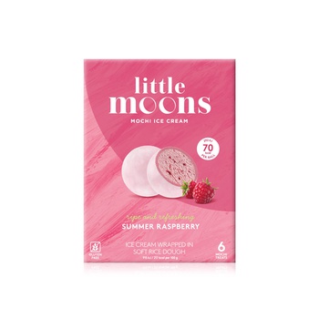 Little Moons Summer Raspberry Mochi Ice Cream 6 X 32G