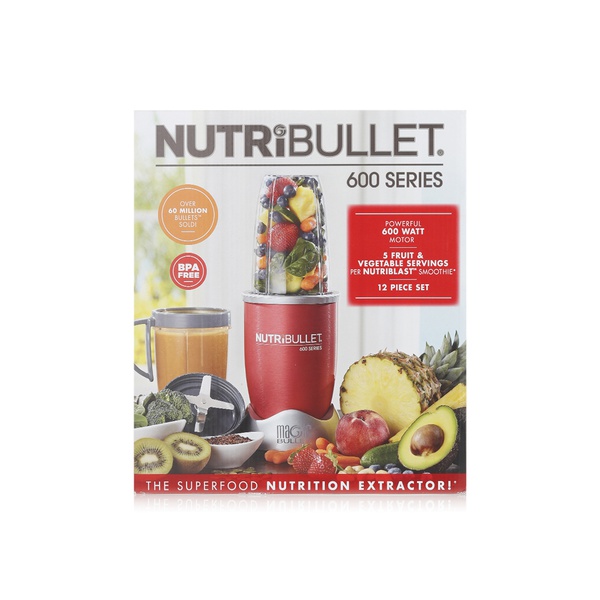 Buy NutriBullet 12 piece pro set red in UAE