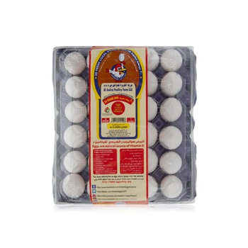 Al Jazira Large Golden White Eggs x 30