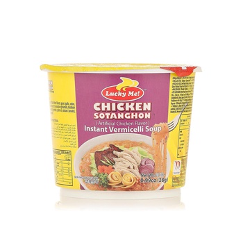 Lucky Me Chicken Sotanghon Instant Vermicelli Noodle Soup 28g