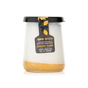Spinneysfood Luxury Full Fat Greek Style Yoghurt with Lemon Curd 125g