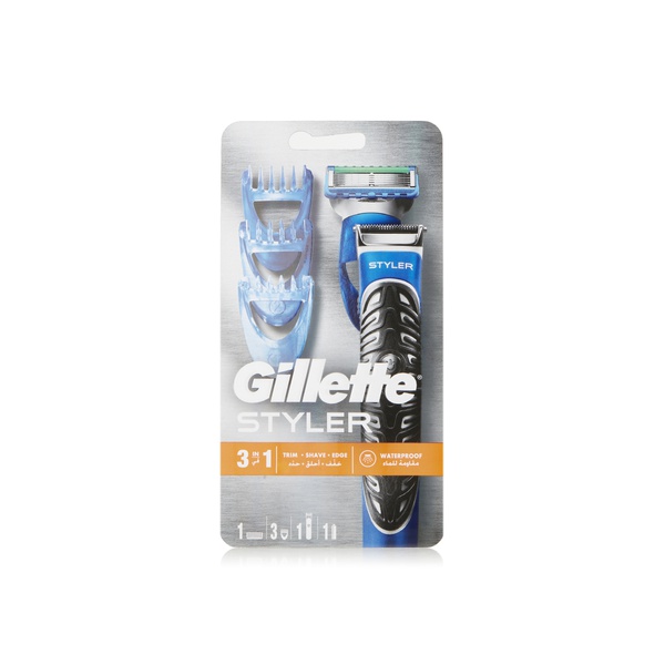Buy Gillette Fusion Proglide Styler beard trimmer and power razor in UAE